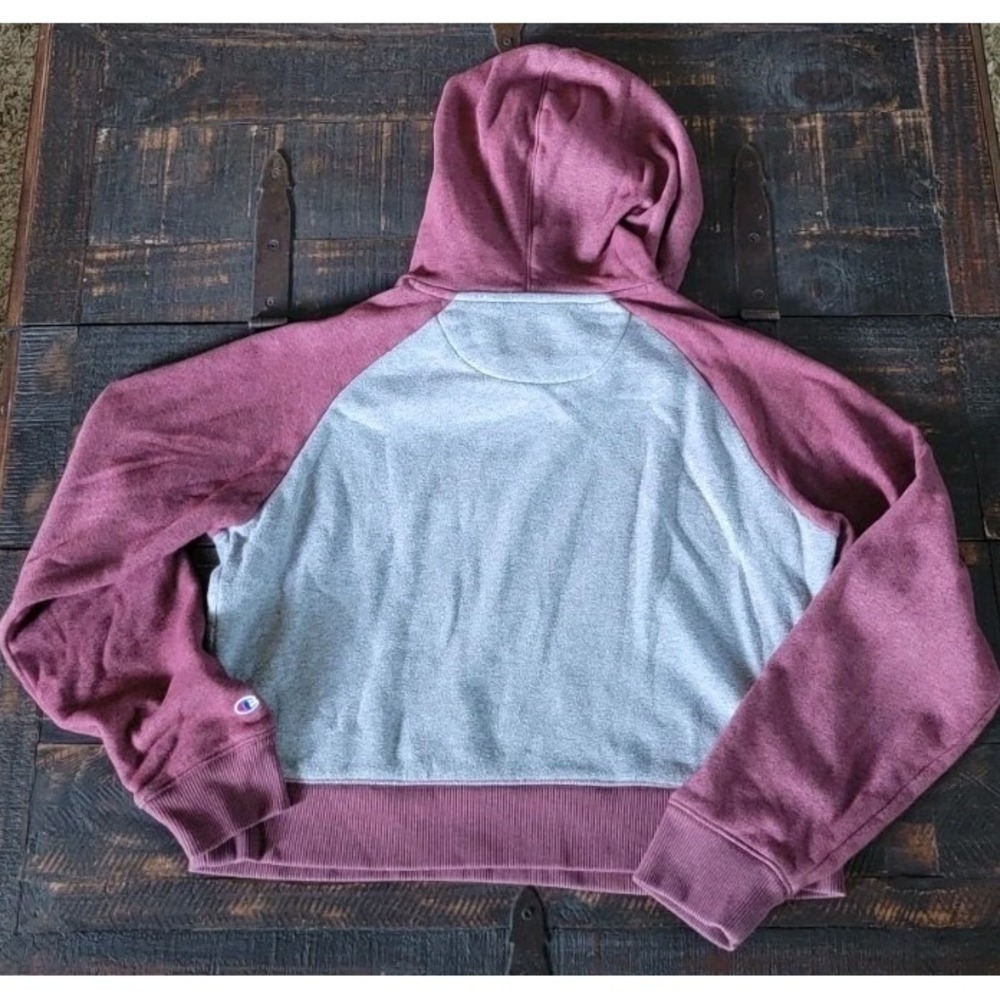 Texas A&M Aggies Womens Crop Top Hoodie By Champion - Small - Picture 2 of 3